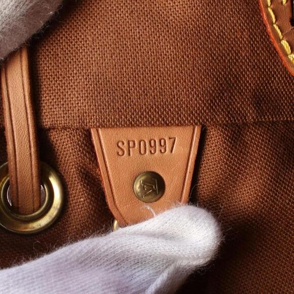 LOUIS VUITTON Brown Monogram Leather Backpack - Picture 6 of 10